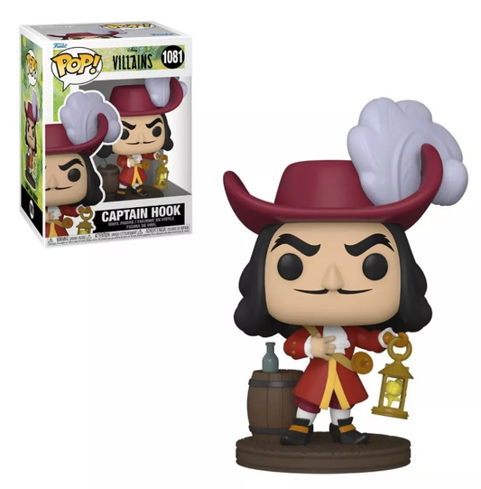 Funko Pop! - Capitan Hook, Villanos Disney, Modelo 1081