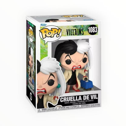 Funko Pop! - Cruella De Vil, Disney Villanos, Modelo 1083
