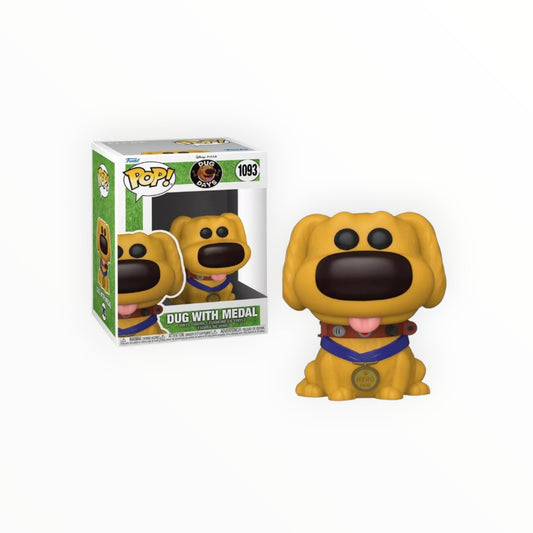 Funko Pop! - Dug Con Medalla, Dug Days, Modelo 1093