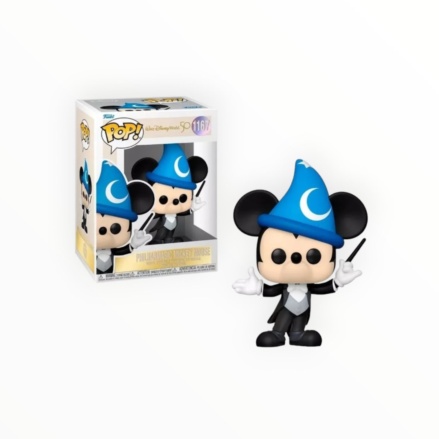 Funko Pop! - Mickey Philharmago, Disney 50 aniversario, modelo 1167