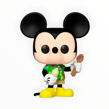 Funko Pop! - Mickey Mouse Aloha, Disney 50 aniversario, modelo 1307