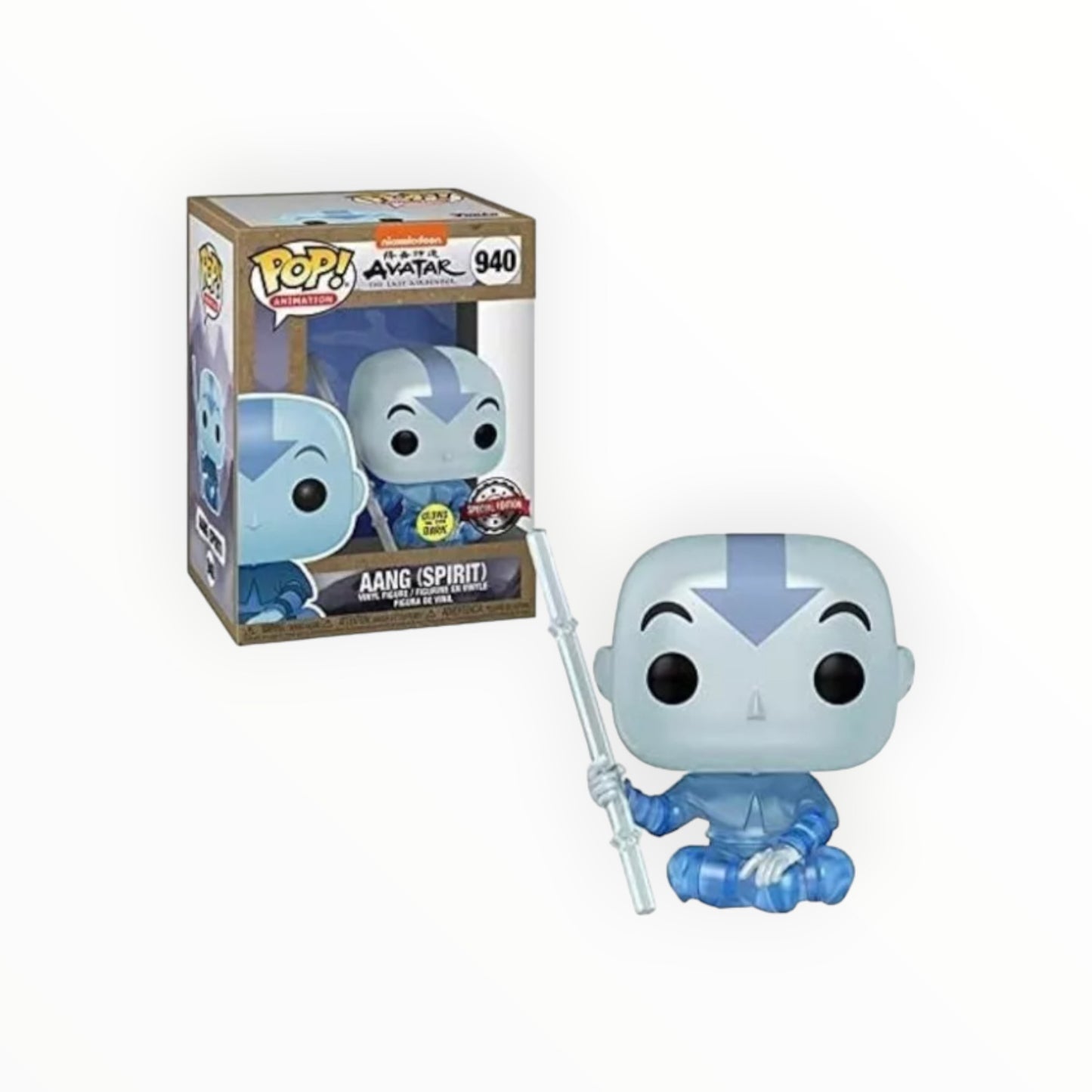 Funko Pop! - Avatar Aang Espiritu Exclusivo, Modelo 940