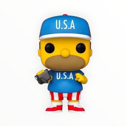 Funko Pop! - Homero USA, Los Simpsons, Modelo 905
