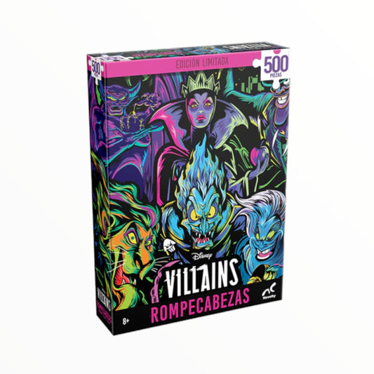 Rompecabezas Villains Disney, 500 piezas, Edición limitada