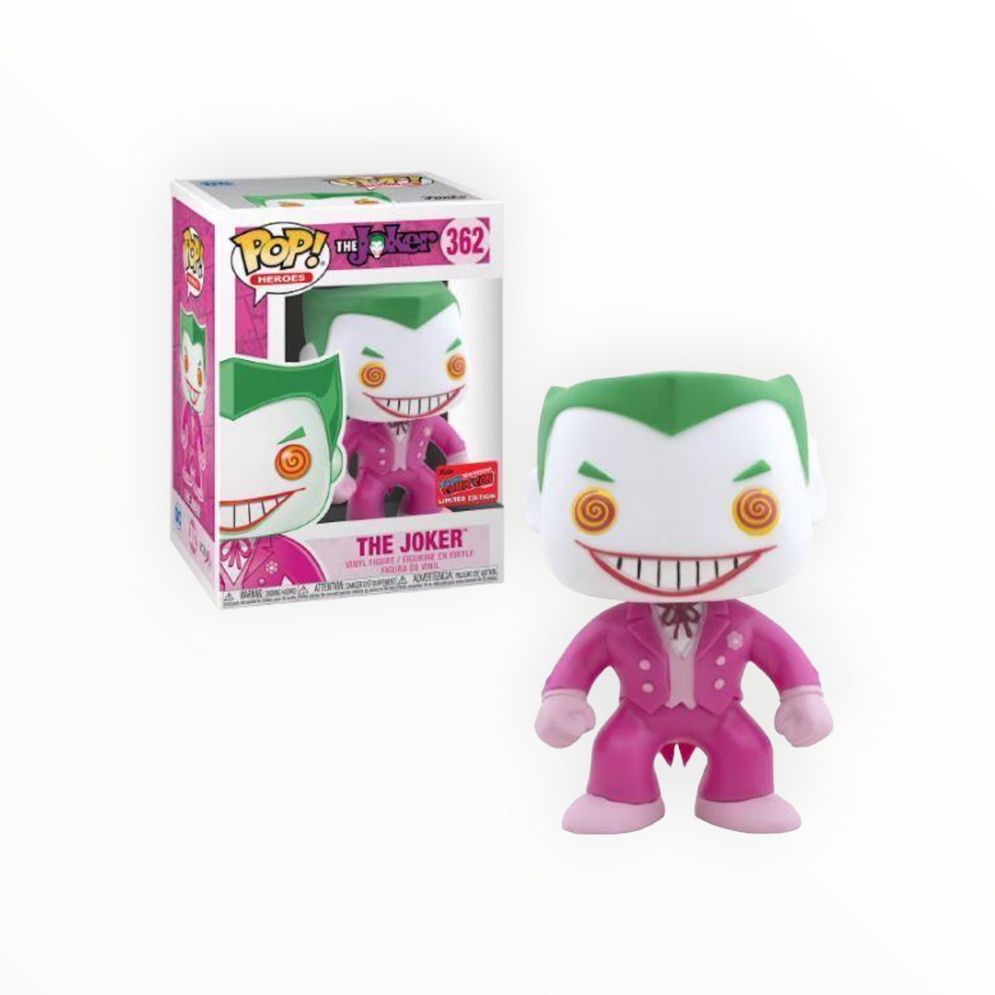 Funko Pop! - Joker Nycc Exclusivo, Lucha Contra El Cáncer, Modelo 362