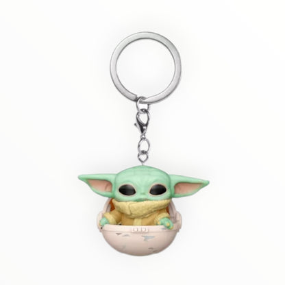 Funko Pop! - Llavero Baby Yoda en Cuna, Star Wars