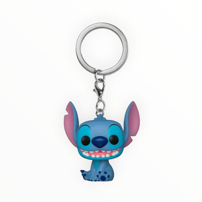 Funko Pop! - Llavero Stitch sonriente, Lilo Y Stitch
