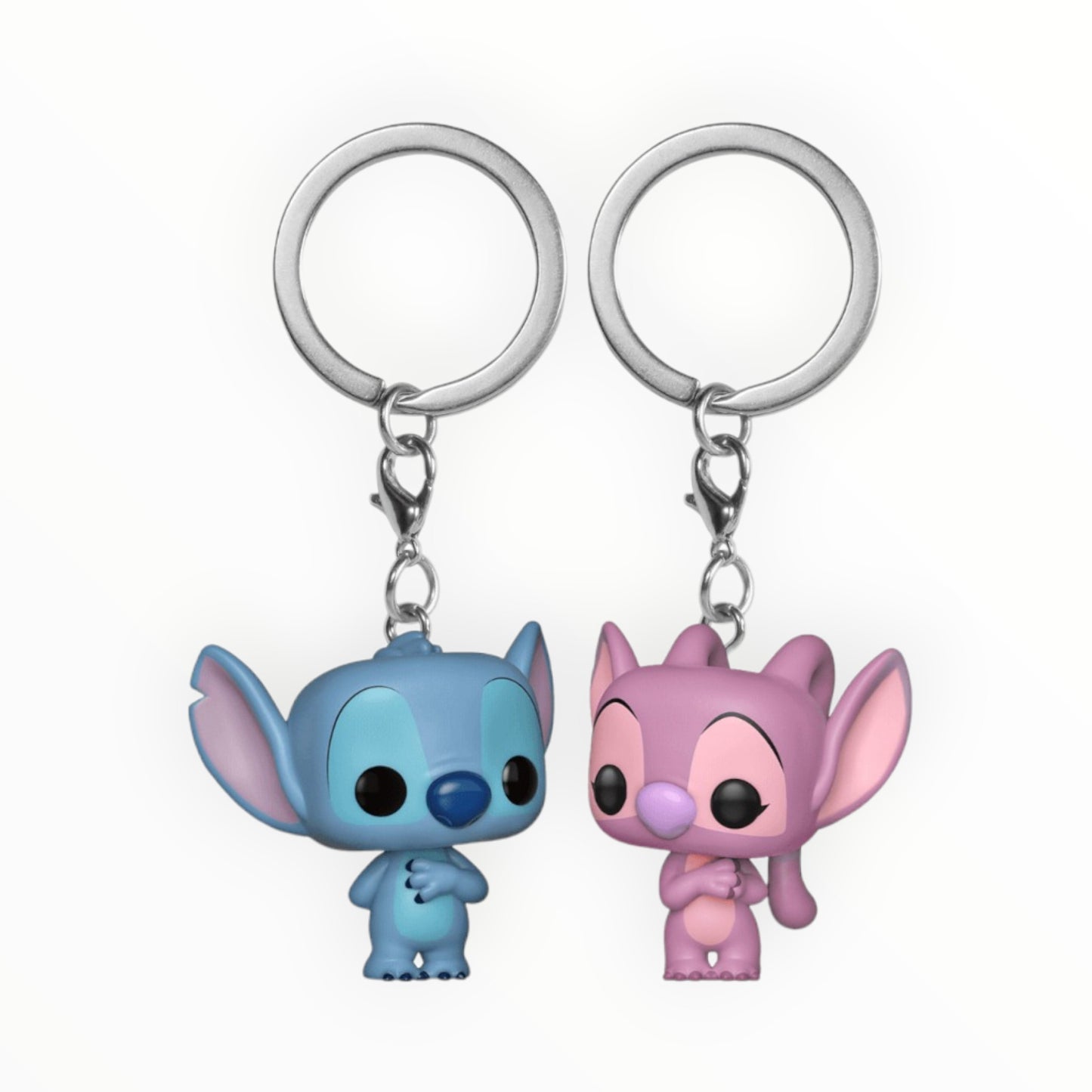 Funko Pop! - Llavero Stitch Y Angel, Disney